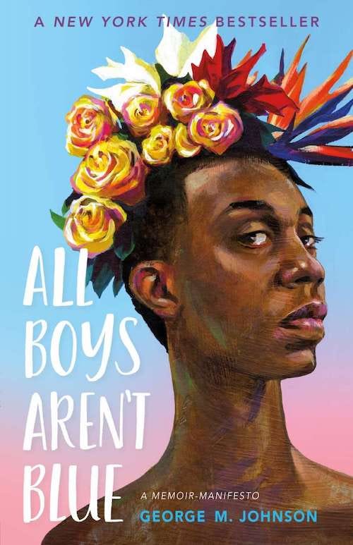 book cover for "All Boys Aren't Blue"