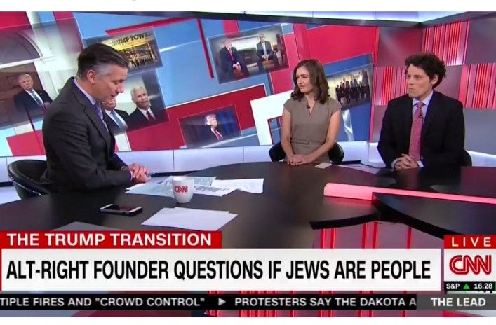 jake tapper horrified over jews people alt right