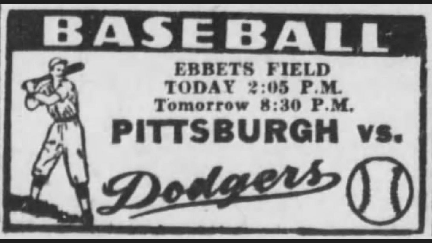 Baseball Replay Journal Results Diamond Mind Baseball 1949 Reply Pirates Dodgers Exciting Extra Innings