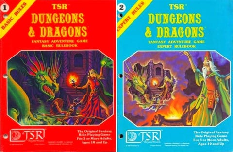 A comparative history of Dungeons and Dragons - Basic and Expert (B/X) –  Leyline Press