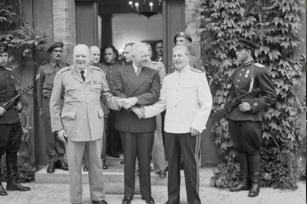 What's the context? Opening of the Potsdam Conference, 17 July 1945 -  History of government