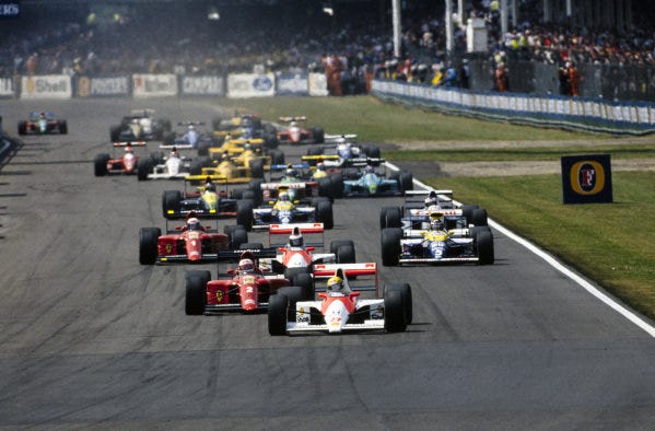 Formula 1 Images, Silverstone Circuit (1990)