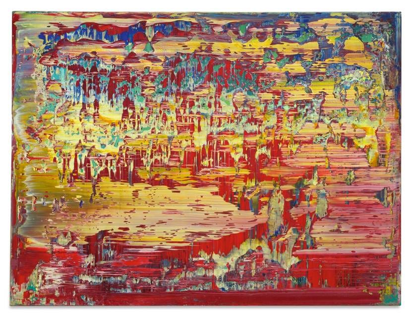 GERHARD RICHTER | ABSTRAKTES BILD | Contemporary Art Evening Auction ...
