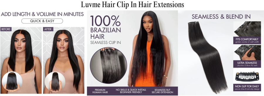 Luvme Hair Showcases Versatile Clip In Hair Extensions for Salon-Quality Looks at Home