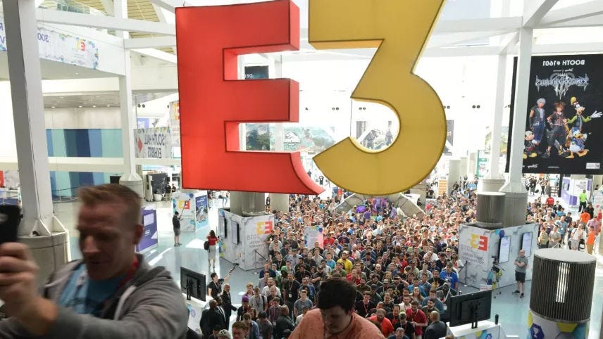 The expo floor of E3