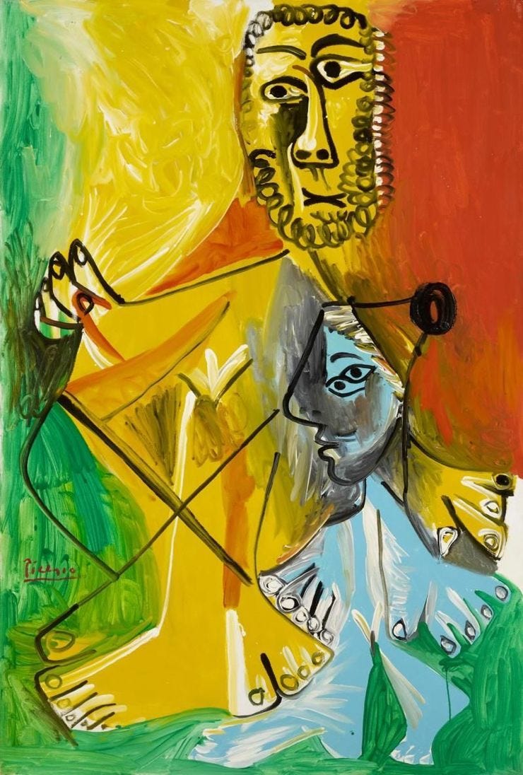 Picasso, «Homme et enfant»