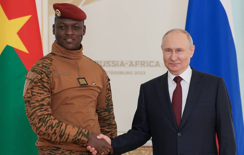 Burkina Faso Ibrahim Traore Putin Russia