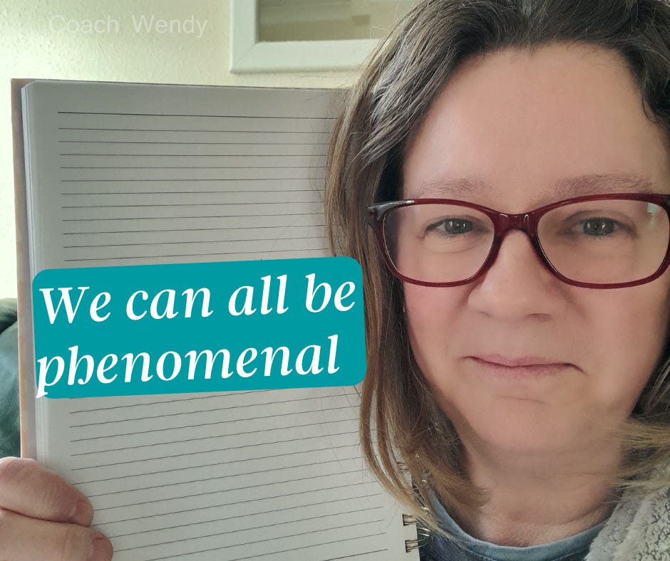 Coach Wendy Tomlinson - We can all be phenomenal