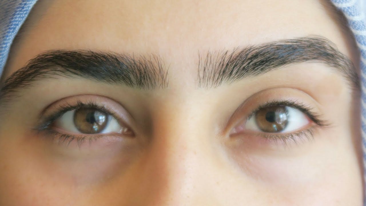 MY HALAL EYEBROW TUTORIAL - MUSKA JAHAN - YouTube