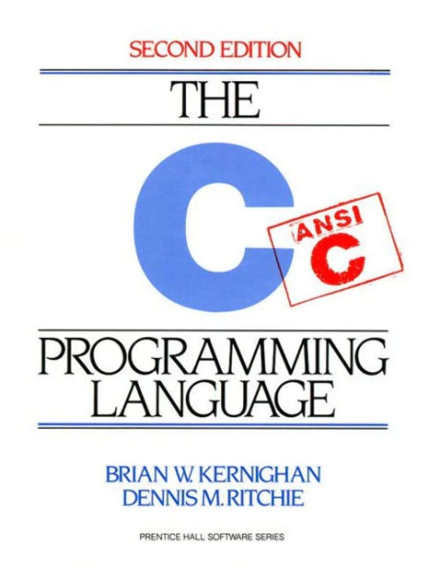 https://www.amazon.com/Programming-Language-2nd-Brian-Kernighan/dp/0131103628