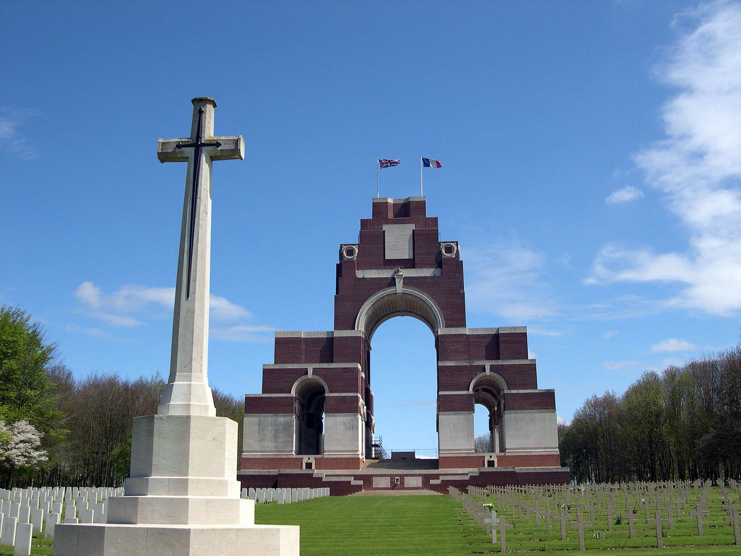 The Thiepval memorial. Photo reproduced with permission of the War Graves Photographic Project. © War Graves Photographic Project 2016. All rights reserved.