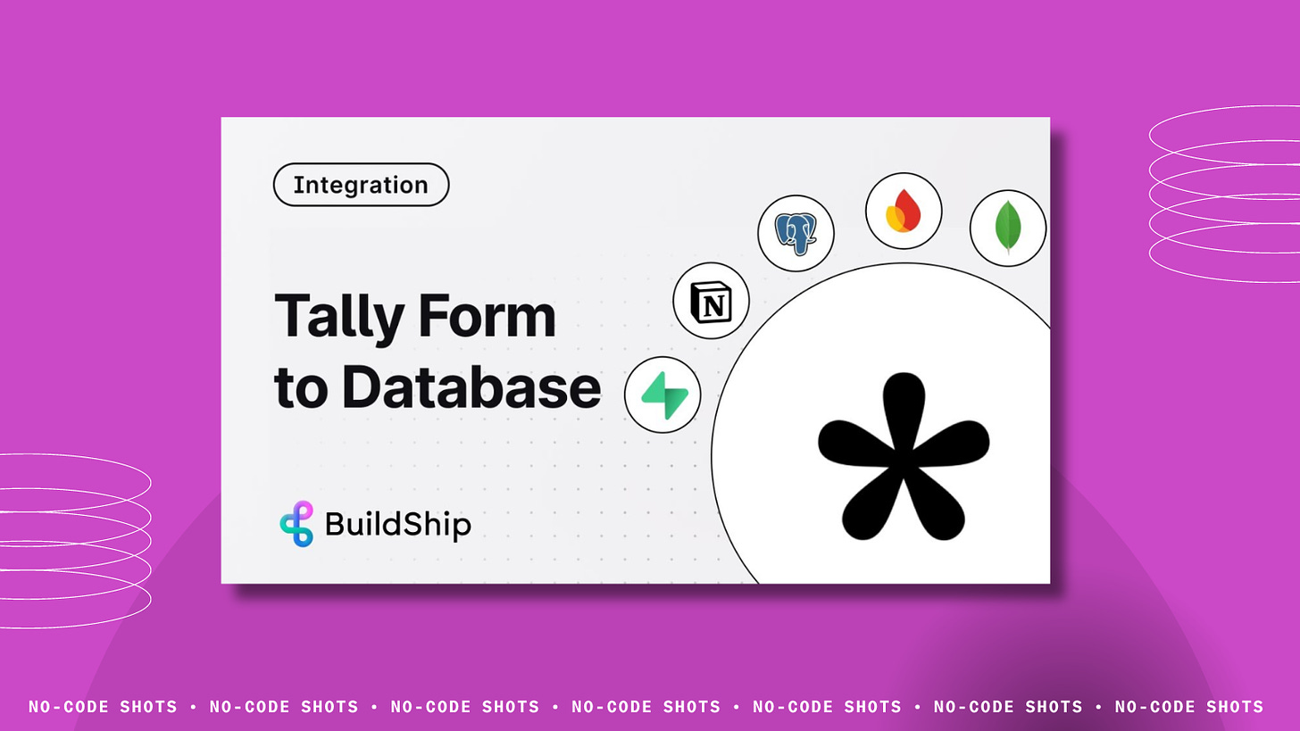 Save Tally Form submissions to any database