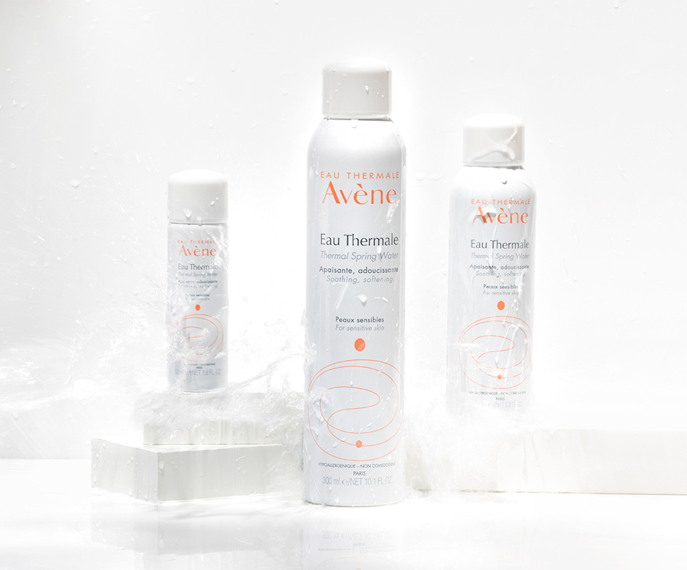 Avene Thermal Spring Water soothes, softens and calms sensitive skin.
