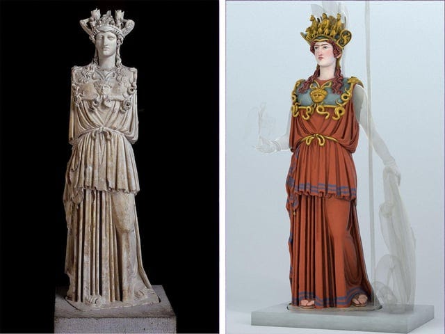 De qué color eran las estatuas griegas? : r/ancientgreece