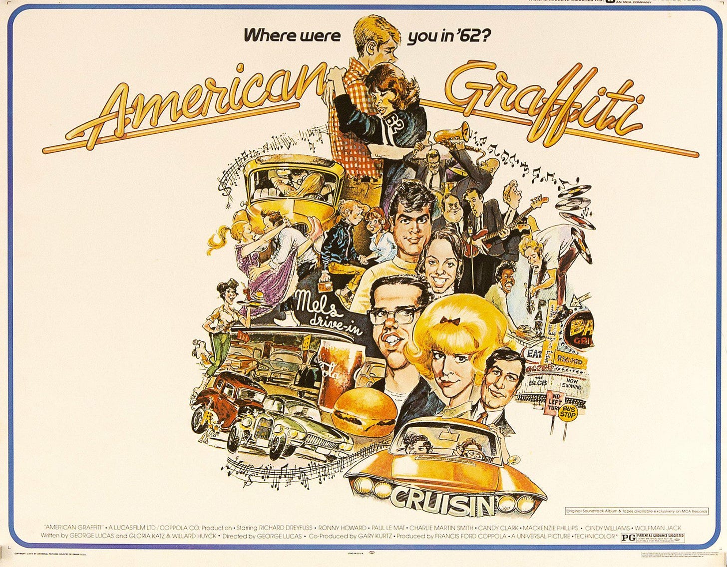 movie poster for American Graffiti