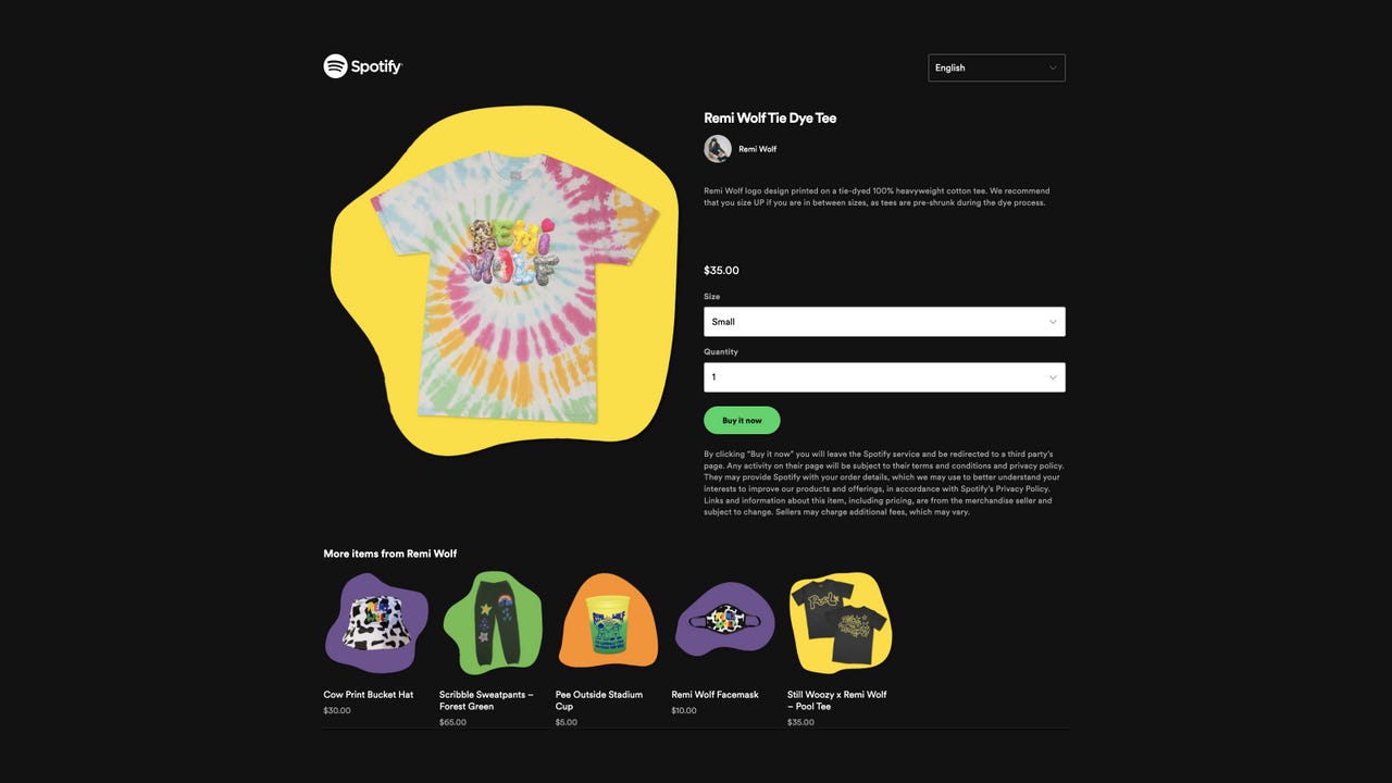 Spotify for Artists - Sell merch to your fans on Spotify | Shopify App Store