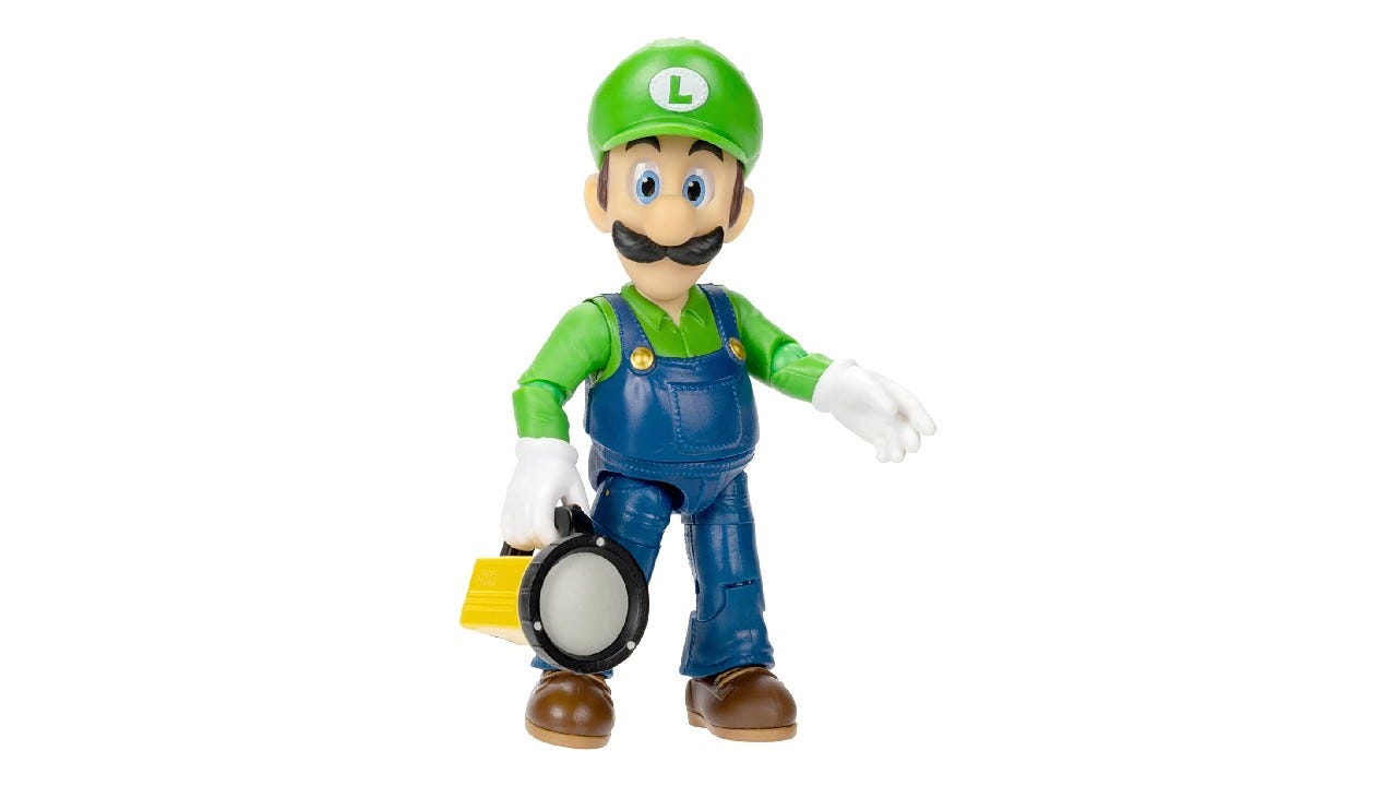 Super Mario Bros. Movie Luigi figure