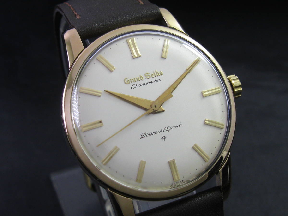 Grand Seiko/グランドセイコー ファーストモデル アプライドロゴ文字盤 Ref.J14070 Cal.3180 手巻 オーバーホール/新品仕上済 1963年製造