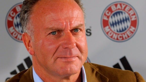 Karl-Heinz Rummenigge bayern munich bundesliga 2015