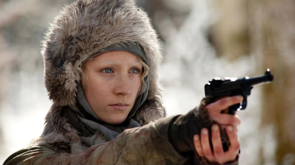 Saoirse Ronan in the 2011 thriller film Hanna