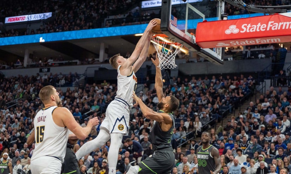 Nuggets' Christian Braun dunks on Rudy Gobert, regrets celebration