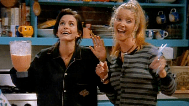 Monica and Phoebe Slay At FRIENDS Trivia on Celebrity Name Game