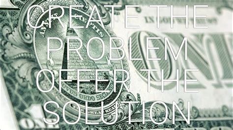 Create the Problem, Offer the Solution - YouTube Create the Problem, Offer the Solution - YouTube
