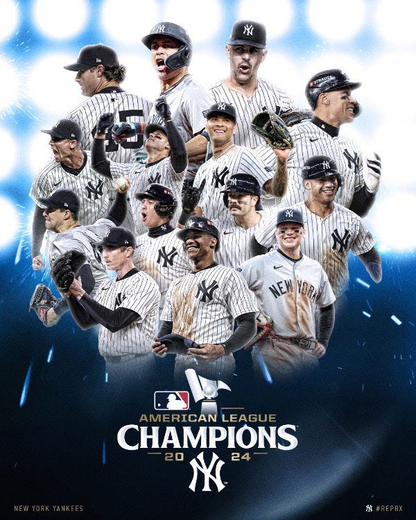 2024 American League Champions - New York Yankees | #RepBX