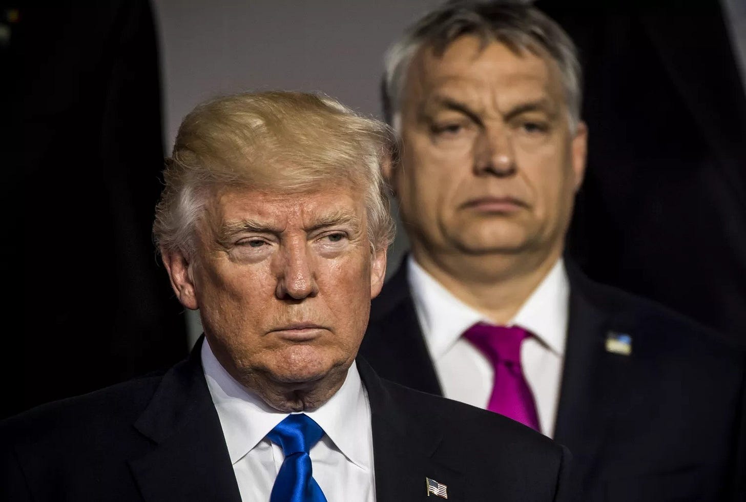 Trump and Orbán.&nbsp;
