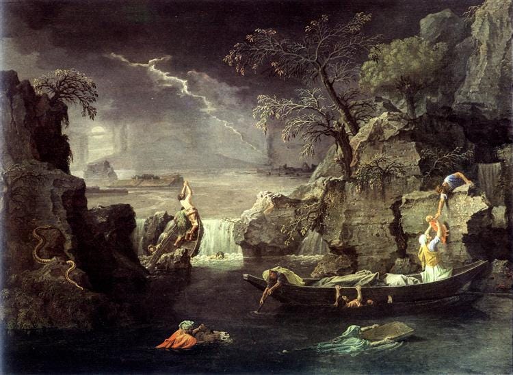 Winter (The Flood), 1660 - 1664 - Nicolas Poussin - WikiArt.org