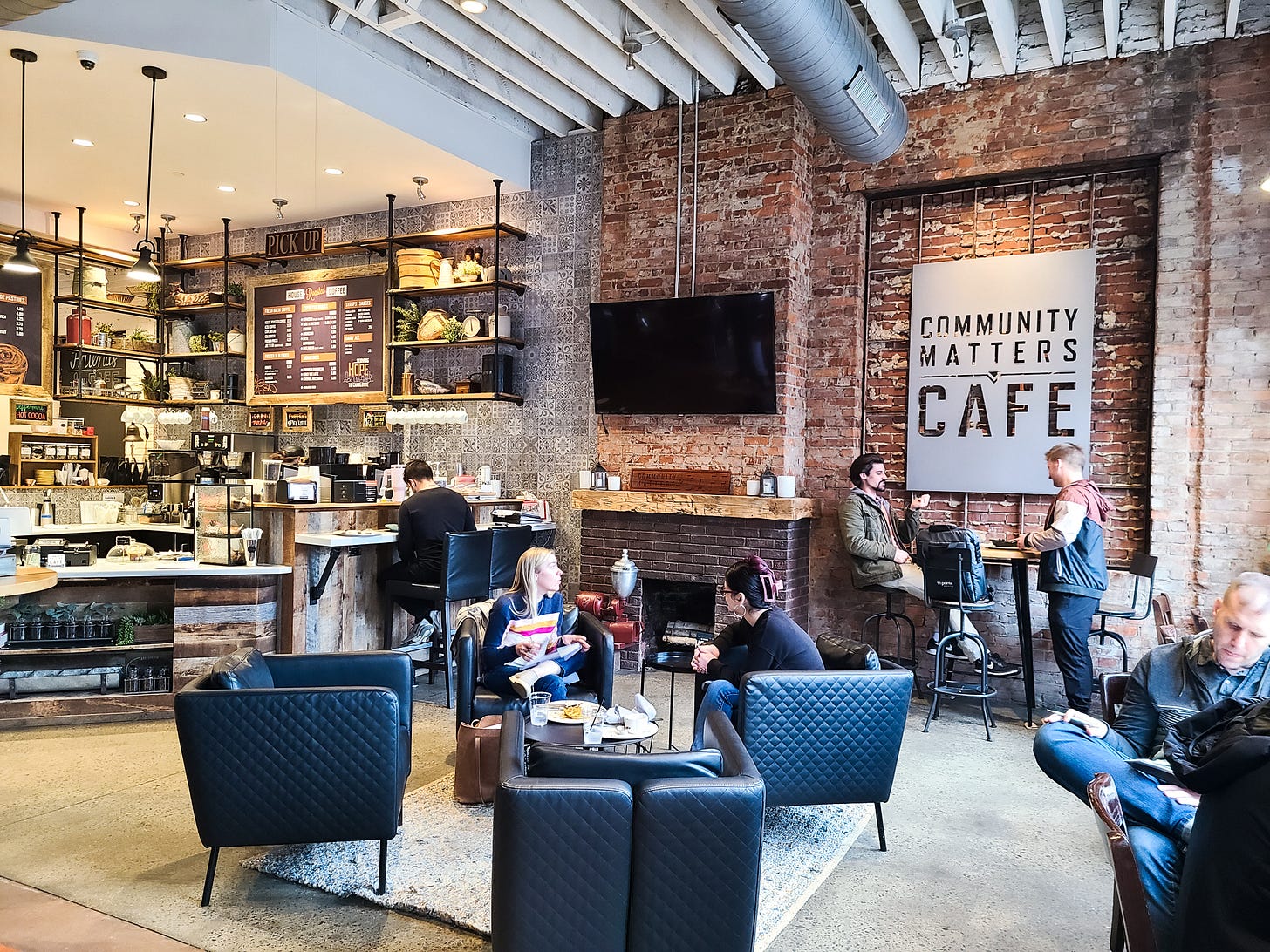 Community Matters Cafe interior coffee shop