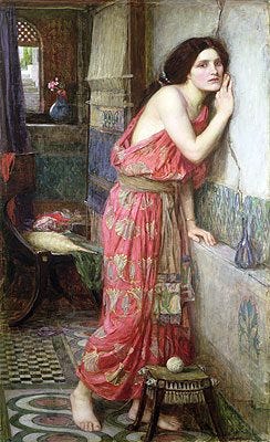 Thisbe | Waterhouse | Painting Reproduction 990 | TOPofART