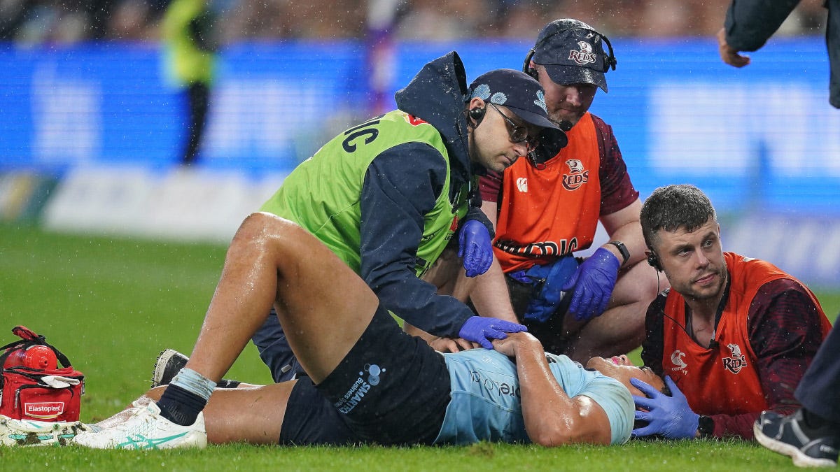 Suaalii to miss Waratahs' clash with Crusaders due to concussion |  SuperSport
