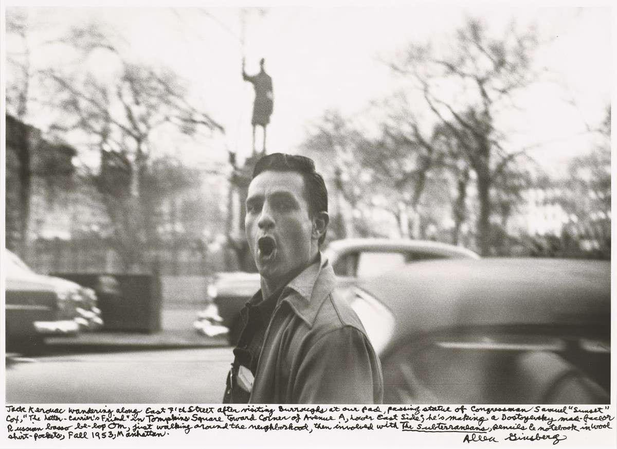 Jack Kerouac por Allen Ginsberg. Nova York, Estados Unidos, 1953.