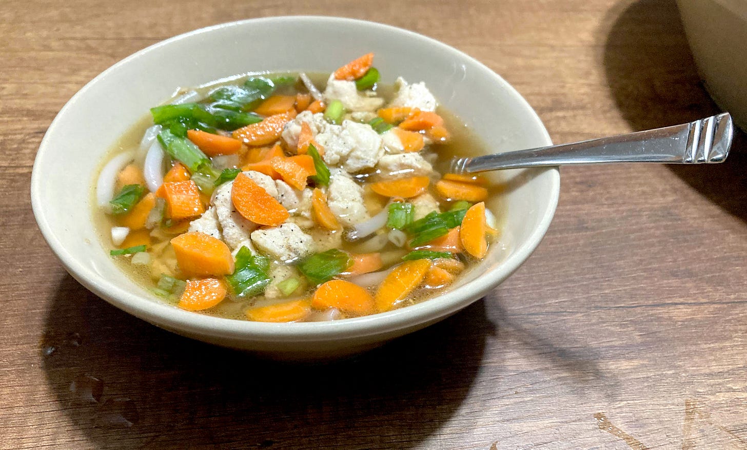 Evan J. Pretzer cooked Chicken Udon Soup and published the recipe in The Wausau Sentinel Feb. 10, 2023. Evan J. Pretzer cooked Chicken Udon Soup and published the recipe in The Wausau Sentinel Feb. 10, 2023.