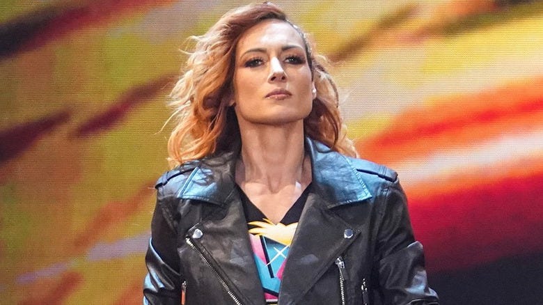 Becky Lynch makes her entrance