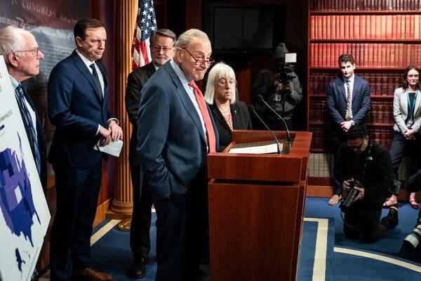 Government Shutdown Nears With Senate Democrats Reluctant to Back Funding  Bill - The New York Times