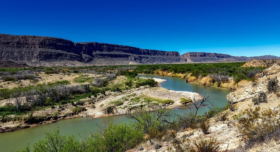 Rio Grande Folyó Víz Texas · Ingyenes fotó a Pixabay-en
