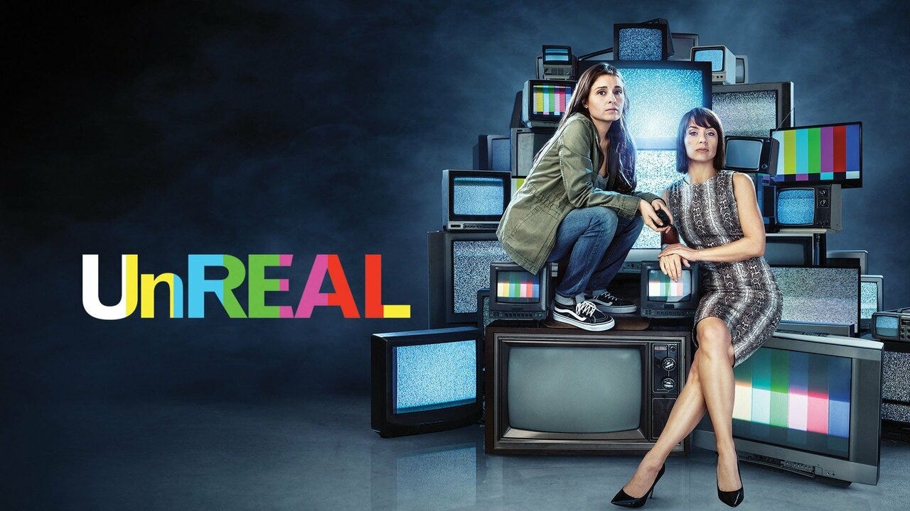 UnREAL - Lifetime Series Review | DoubleTake TV Newsletter | Jess Spoll