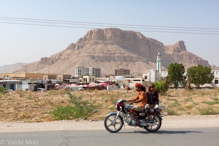 写真）イエメン東部ハドラマウトの風景