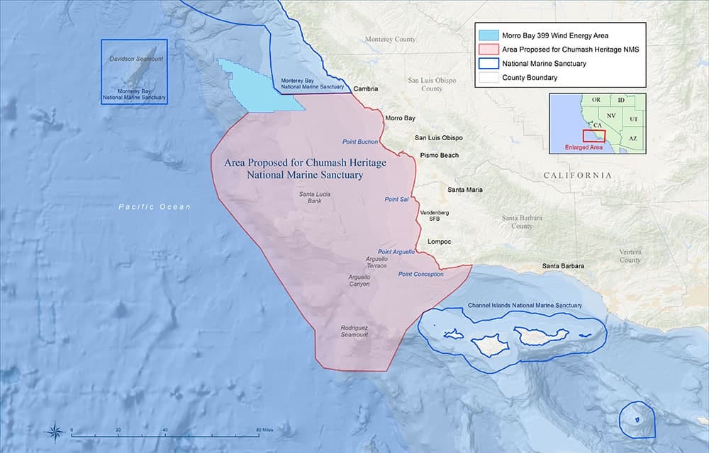 Support for the Chumash Heritage National Marine Sanctuary