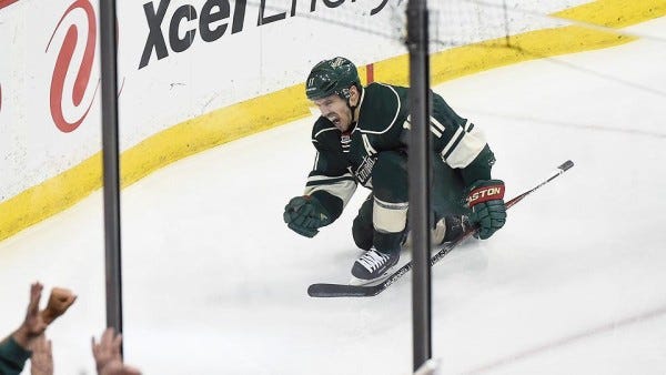 zack parise leads goals for minnesota wild stanley cup playoffs 2015