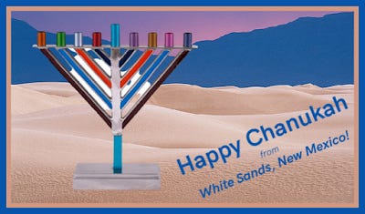 Chanukah White Sands