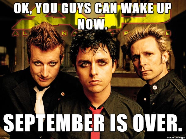 wake me up, when september ends... - post - Imgur