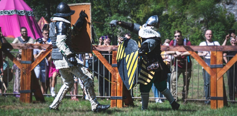 Knights in battle Knights in battle
