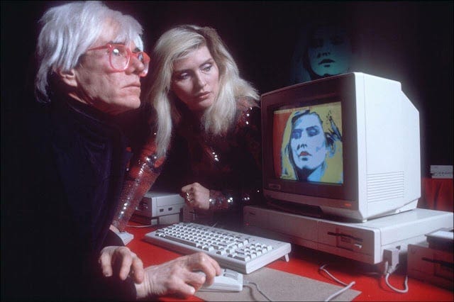 The moment Andy Warhol went digital by painting Debbie Harry ... The moment Andy Warhol went digital by painting Debbie Harry ...