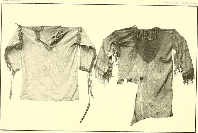 File:Sioux Ghost Shirts from Wounded Knee Battlefield.jpg