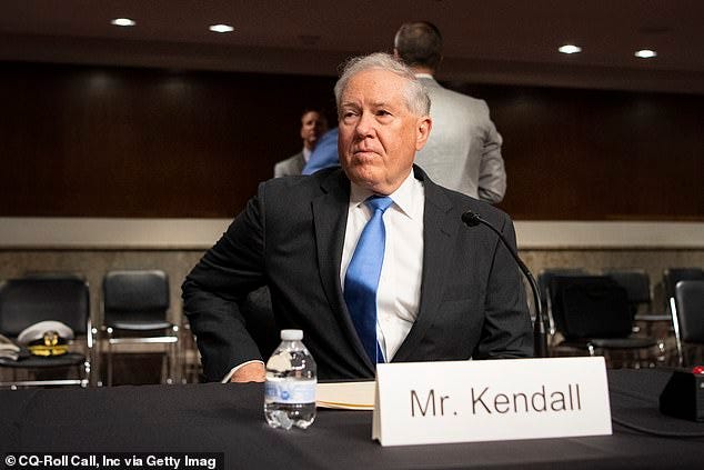 Kendall was stumped when quizzed over the 'exorbitant' spending, particularly as the DOD sources commercial parts directly from factories