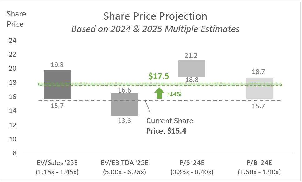 SAVE: Share Price Projection