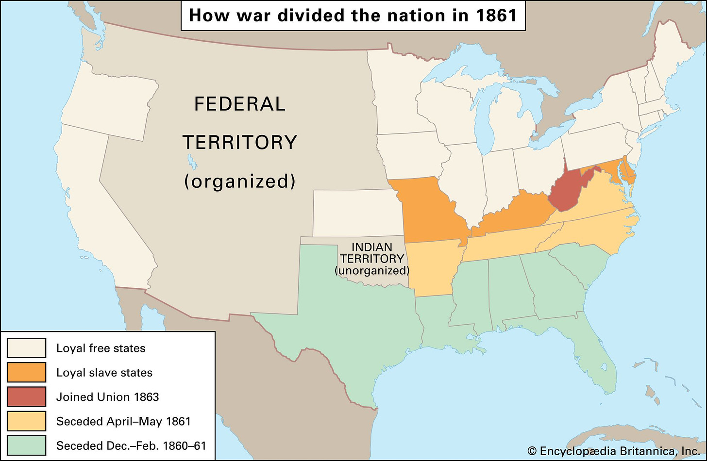 American Civil War | History, Summary, Dates, Causes, Map, Timeline,  Battles, Significance, & Facts | Britannica